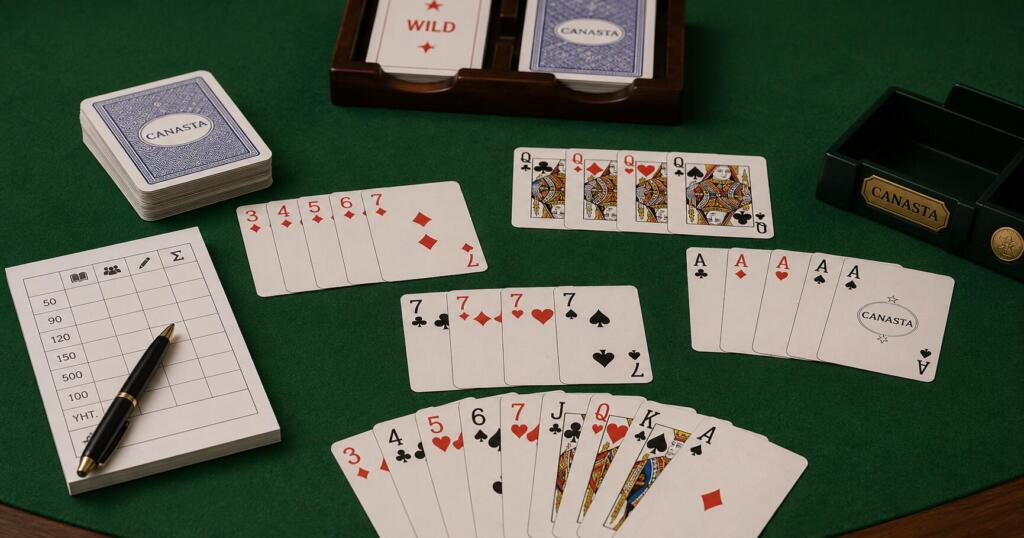Canasta – korttipelin säännöt, pöytäykset ja pisteet