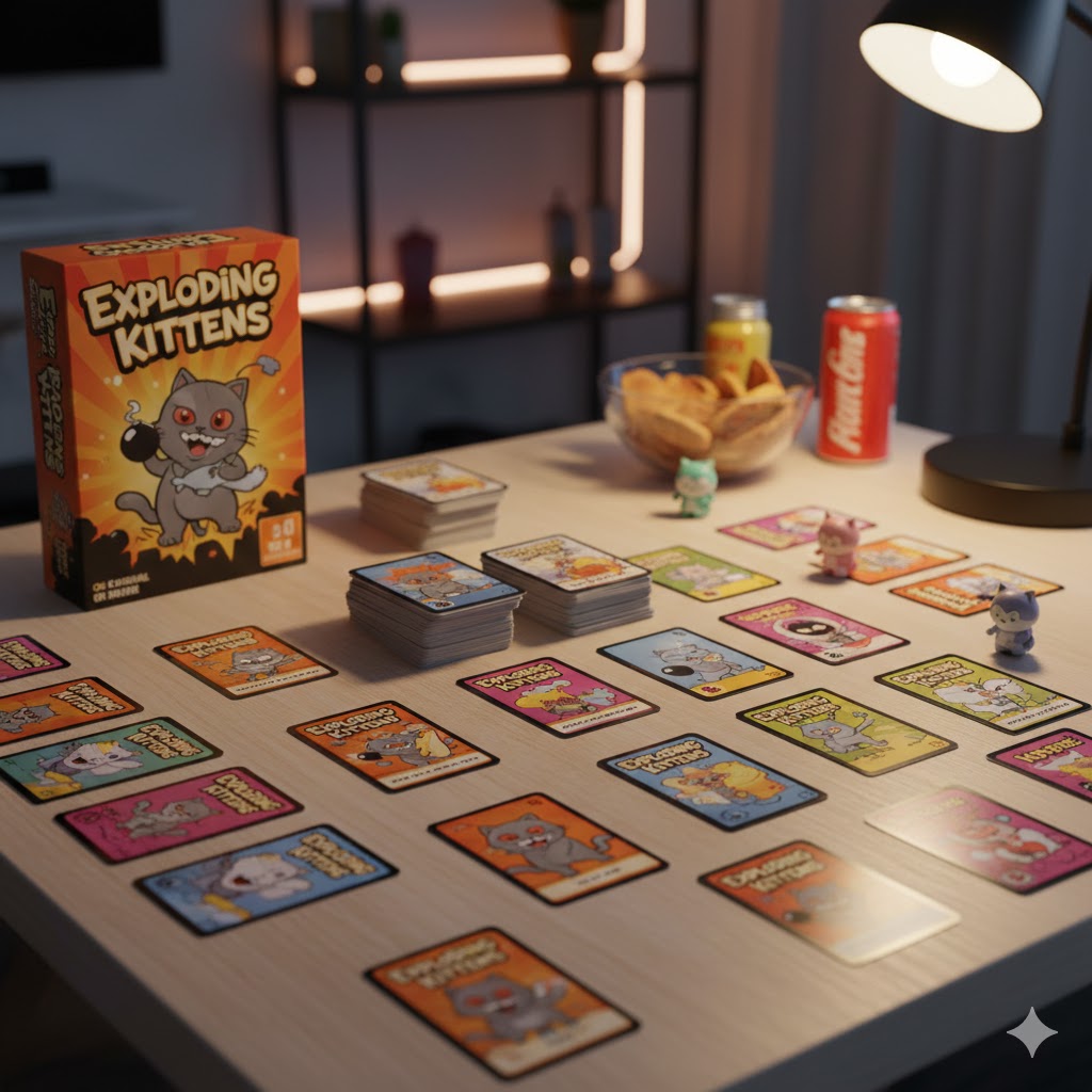 exploding kittens peli: korttipakka